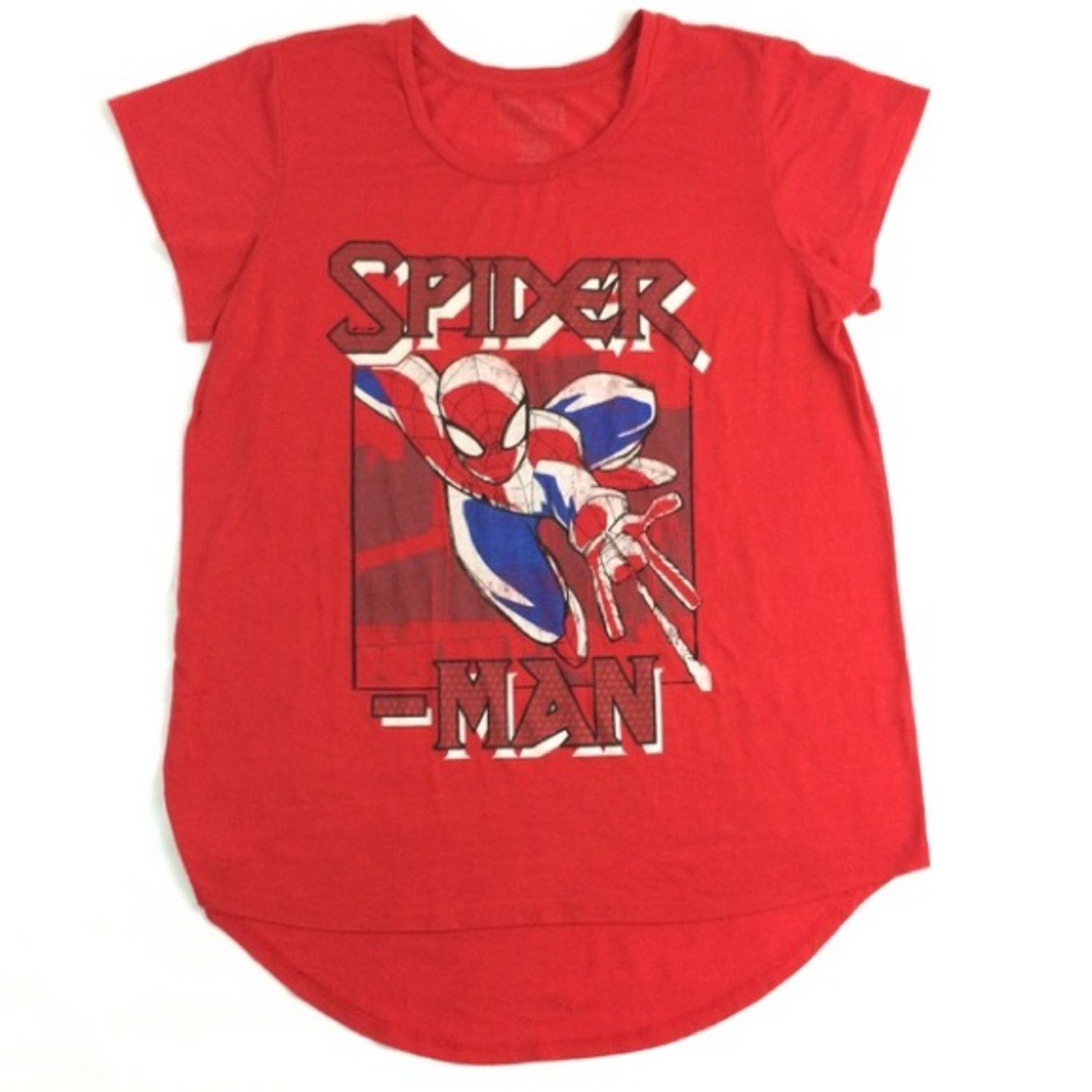 NWOT women’s Spider-Man Marvel high low T-shirt